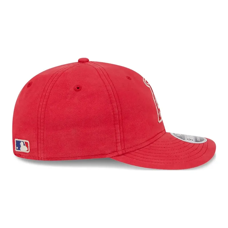 New Era 100% Cotton, Canvas Felt Baseball Caps Unisex Red-4