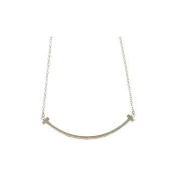 TIFFANY & CO. K18 Gold Necklaces Unisex Gold
