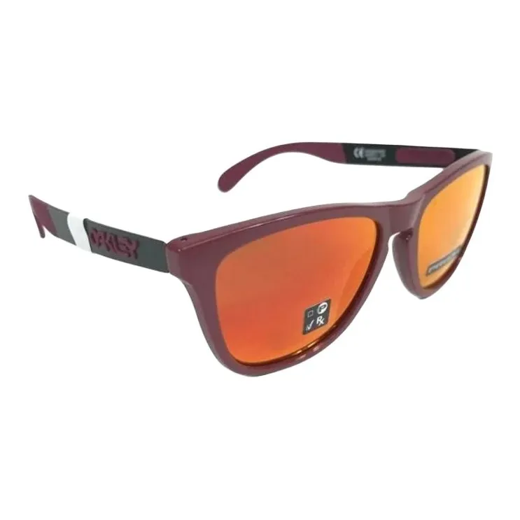 Oakley Acetate Metal Cat Eye Sunglasses Men's Purple-2