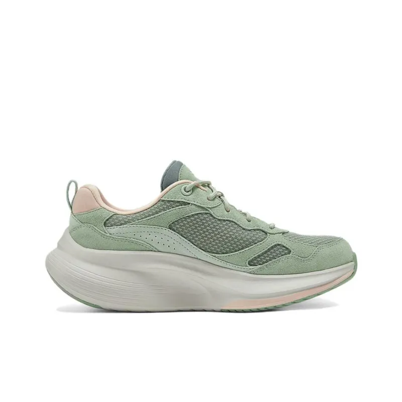 Skechers WOMEN'S GO WALK Slip Resistant Rebound Low Top Casual Shoes Women's Green-1