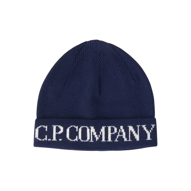 C.P.Company Wool Beanies Kids' Blue-0