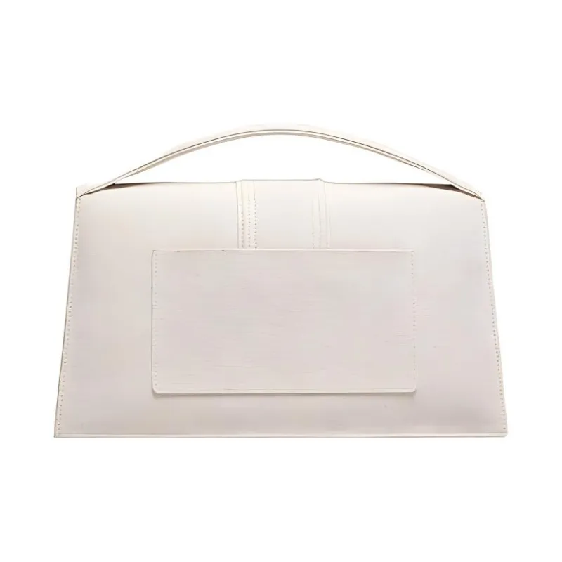 Jacquemus Le Bambinou Series Linen Crossbody One Shoulder Handbag Women's Beige-2