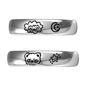 JONNY MOORE 925 Sterling Silver Rings Unisex