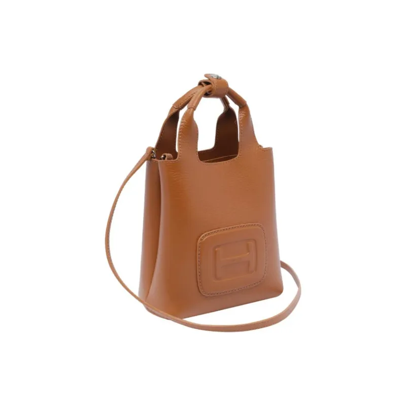 HOGAN Logo Embossed H Bag Mini Shopping Bag-1