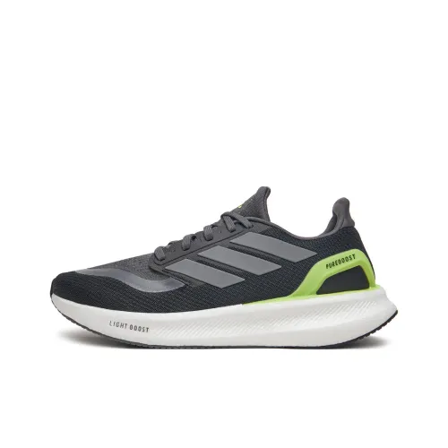 Adidas PUREBOOST 5 Wear resistant And Lightweight Low Top Running Shoes Men's Black