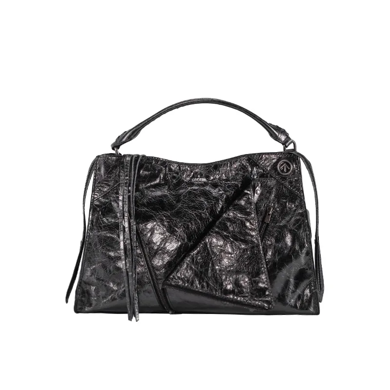 GROTTO Calfskin Crossbody Bag, Handbag Trumpets Unisex Multicolor-6