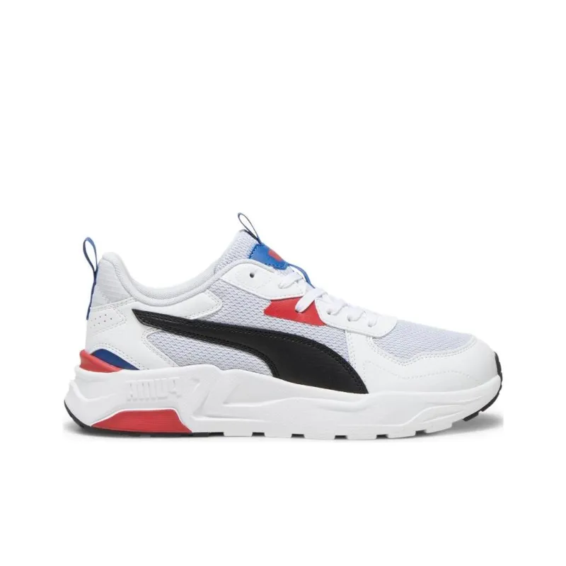 PUMA Trinity Lite Wear resistant And Lightweight Low Top Casual Shoes Men's White-1