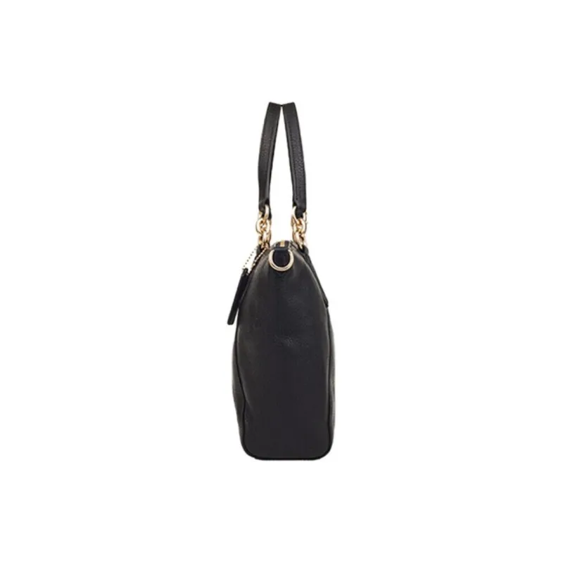 COACH Kelsey PVC Shoulder Bag Crossbody Bag Handbag Women's Black-1