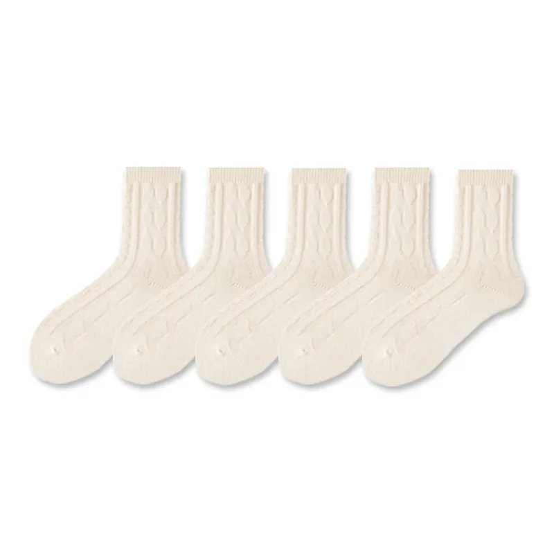 YOOKA Mid Calf Socks Unisex 5 Pack-6