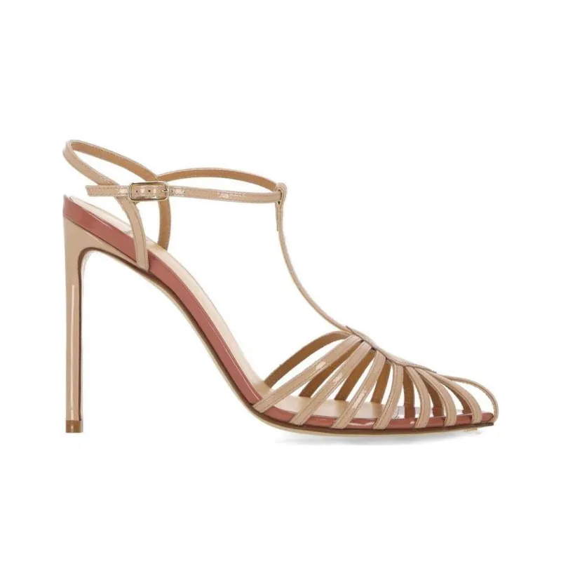 FRANCESCO RUSSO Roman Sandals Women's Nude-1
