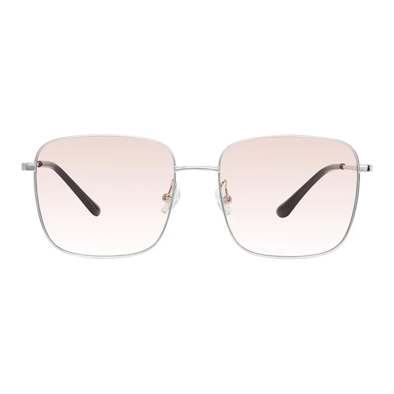 MUJOSH To The Series Of Things Plate Frame Β Titanium Square Sun Protection Sunglasses With Small Face Frame Unisex-9