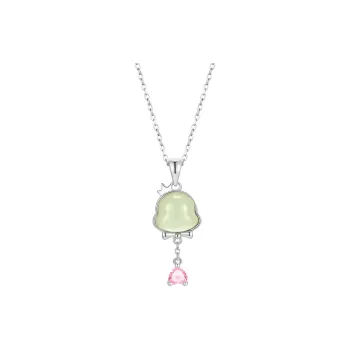 SOFTDORA Hetian Jade Necklaces Green Jade Women's