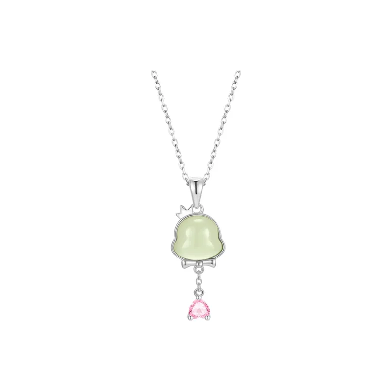 SOFTDORA Hetian Jade Necklaces Green Jade Women's-0
