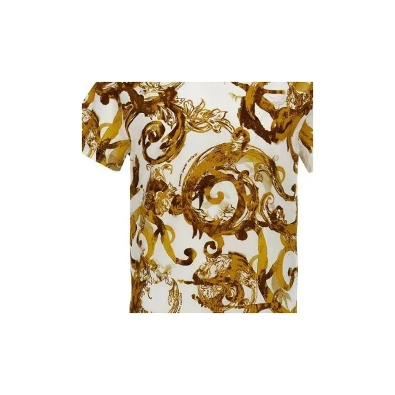 VERSACE JEANS Baroque Printed Crewneck T Shirt-6