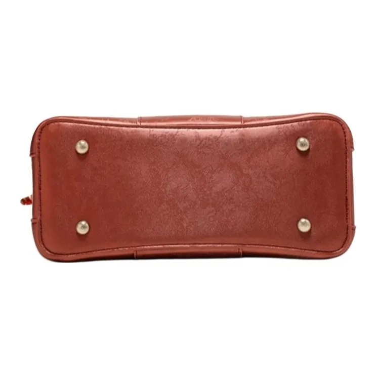 PAYOT Microfiber Synthetic Leather Wedding Bag Portable One Shoulder Crossbody Regular Women's Chinese Style Red-4