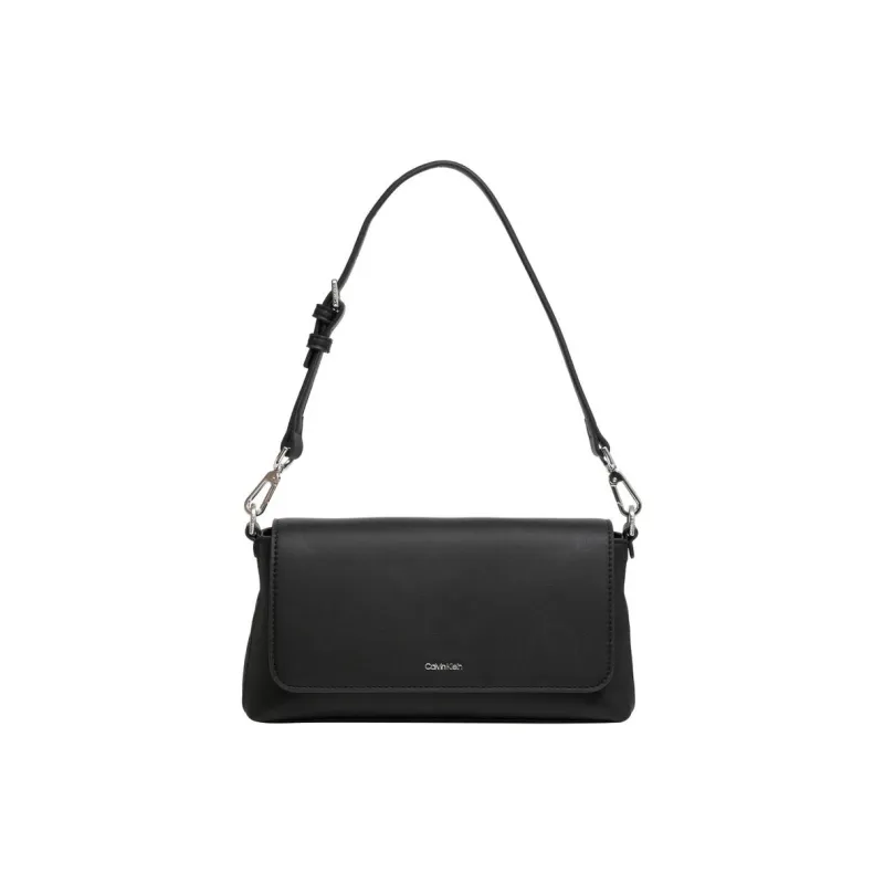 CALVIN KLEIN Recycled Polyester Handbag Shoulder Bag Women's Black-1