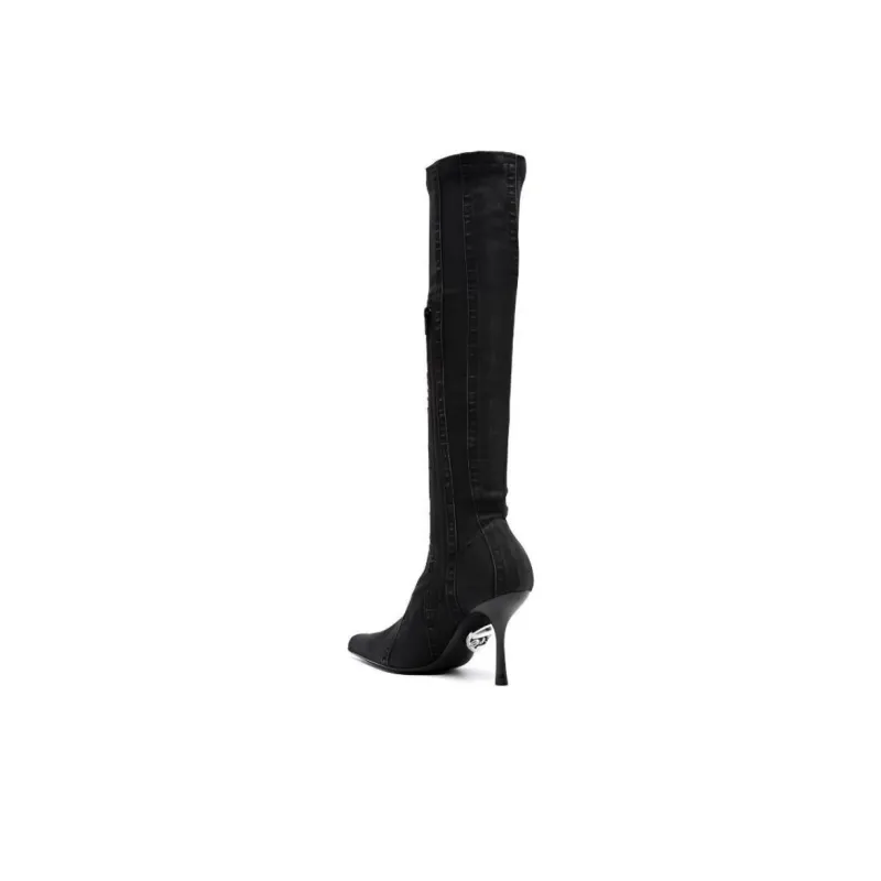 DIESEL D-Eclipse Kbt 100mm Denim Boots-2