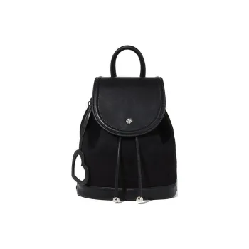 COVERNAT Artificial Leather With Suede Backpack Women's Black