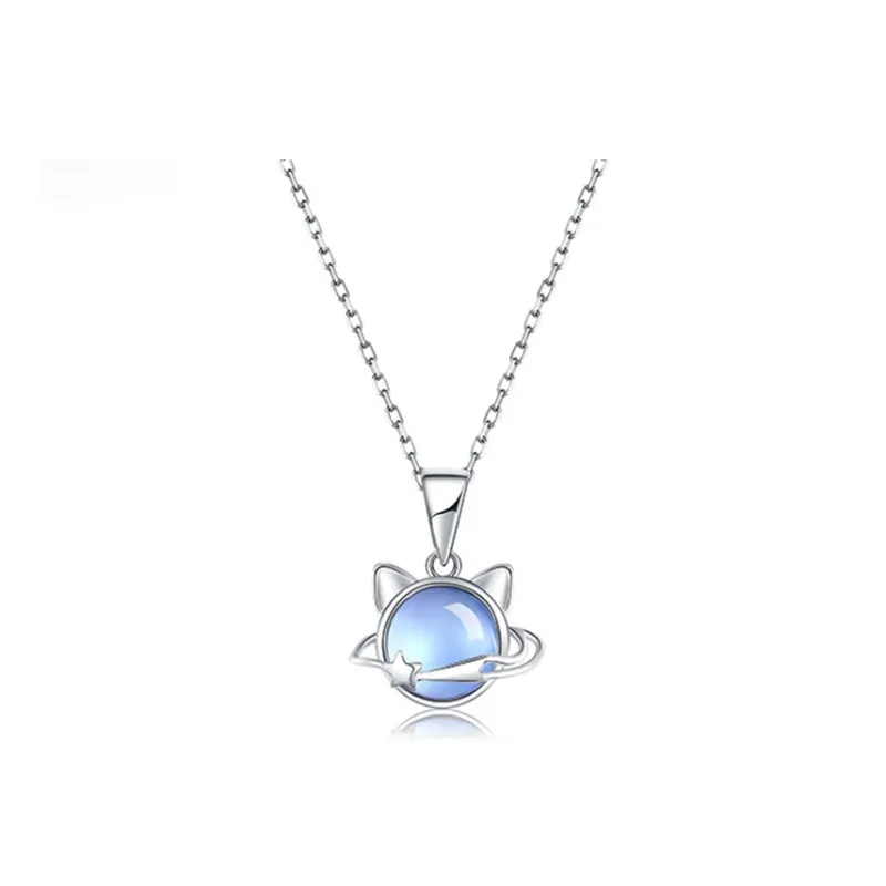 CHIEMOT S925 Silver Collarbone Chain Women's-0