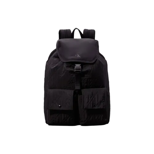 calvin boot KLEIN Polyester Backpack Men's Black