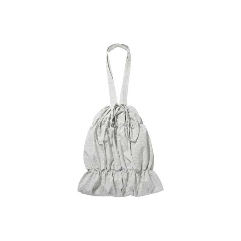COVERNAT Cotton Tote Bag, Shopping Bag, Handbag, Shoulder Bag Women's Light Gray-2