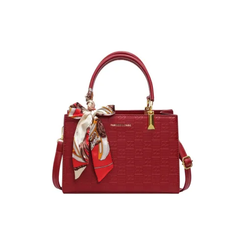 Yalu PU Handbag Shoulder Bag Crossbody Bag Regular Women's Red