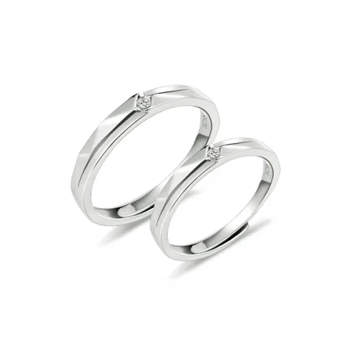 YUJIANDOUDOU S925 Silver Rings Unisex
