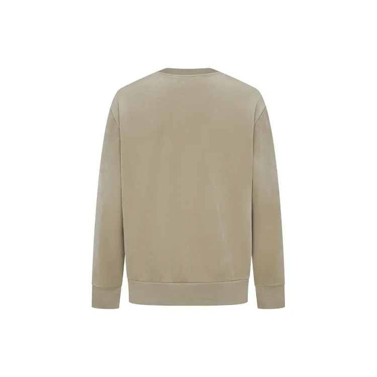 URBAN REVIVO Sweatshirts Men Khaki-1