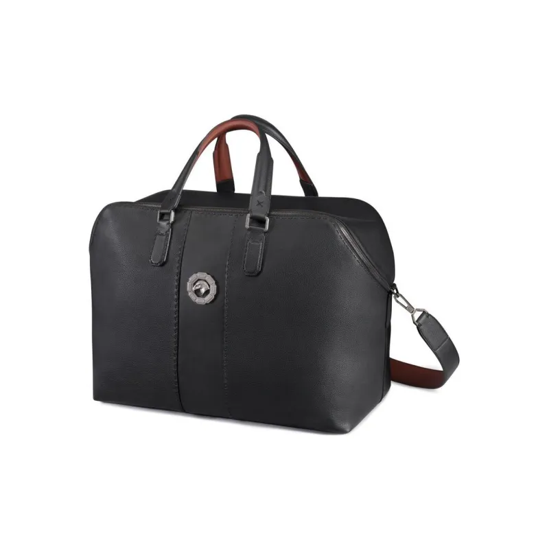 STEFANO RICCI Calfskin Travel Bag Men's Black-2