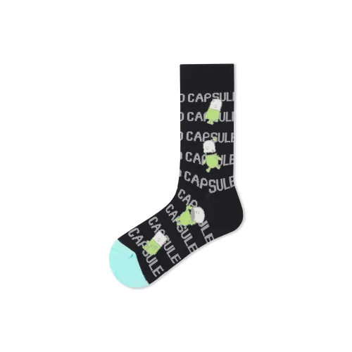 Montecto&Capsule Mid Calf Socks Unisex Black