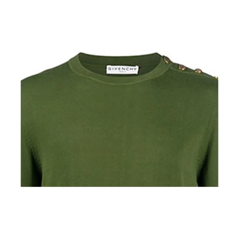 Givenchy Sweaters Men Green-4