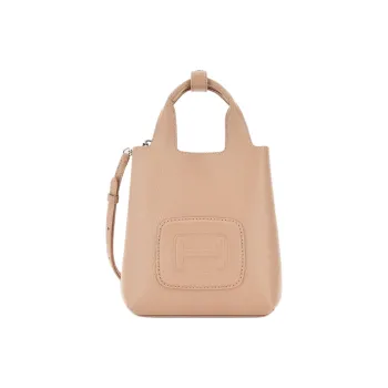 HOGAN Logo Embossed H Bag Mini Shopping Bag