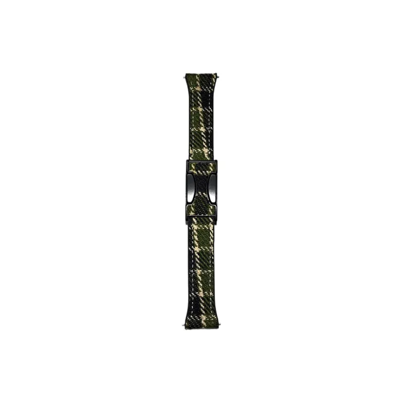 ZHENGGUANG Watch Band Huawei Compatibility Plaid Woolen Material-2
