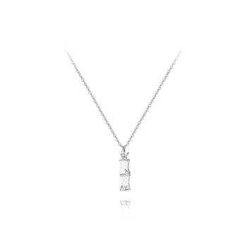 KUMET Sterling Silver Necklaces Women's Anniversary Love Confession Box