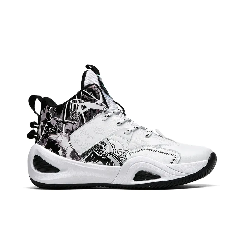 SOURCE Basketball Shoes Unisex High Top White/Pink/Aqua/Black-7