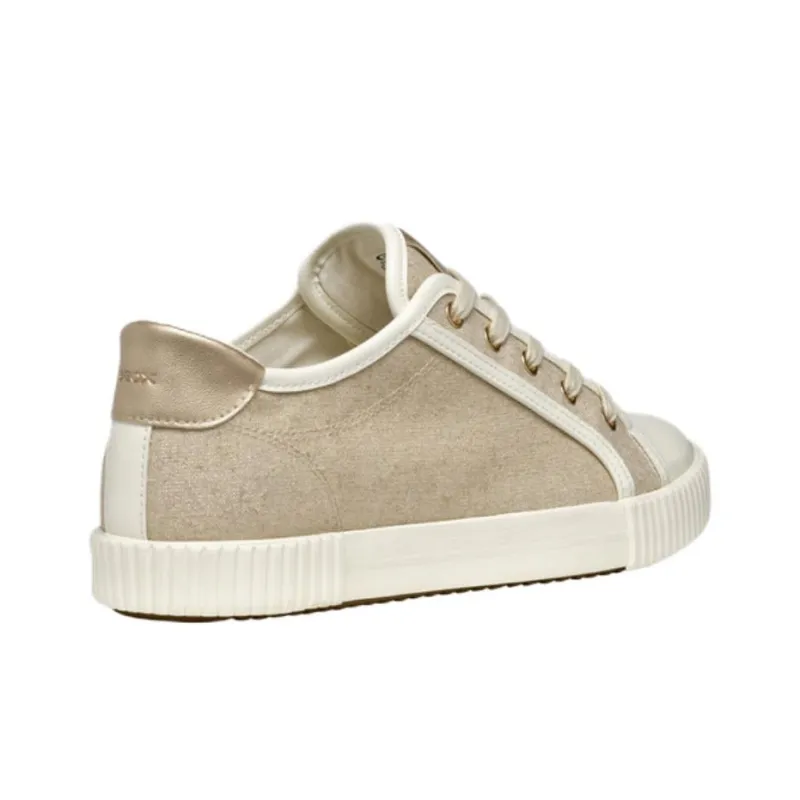 GEOX Blomiee Low-Top Skateboard Shoes Women's Beige-5