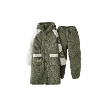 WANANNI Pajama Set Men's Olive Green