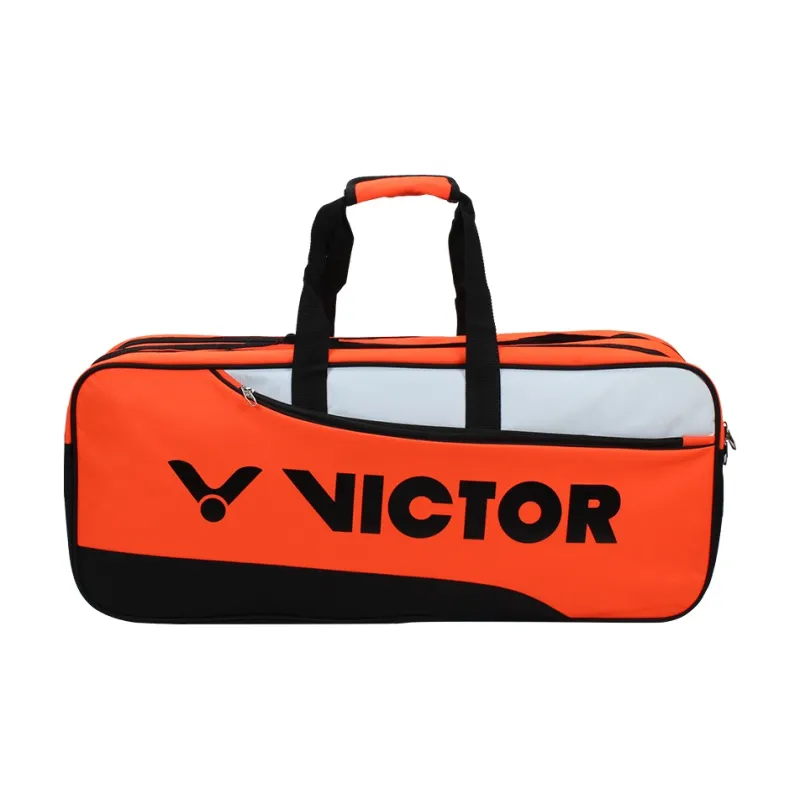 VICTOR Badminton Racket Bags 6 Pcs Sporty Style Shoulder Bag Neon Orange Unisex-1