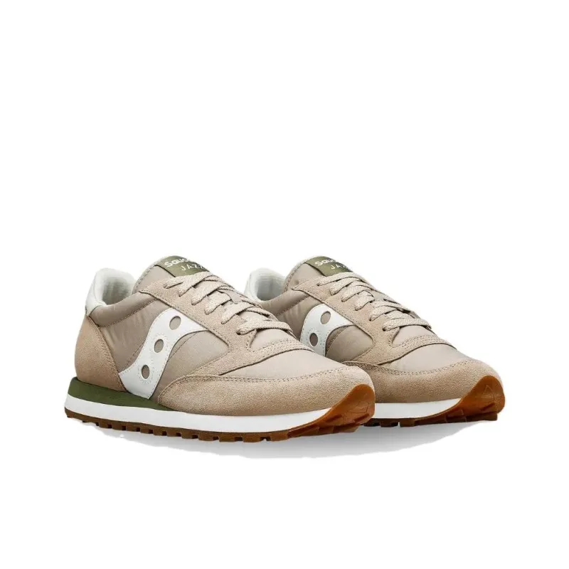 Saucony Jazz Original Anti-Slip Wear-Resistant Low-Top Casual Running Shoes Men's Light Umber-2