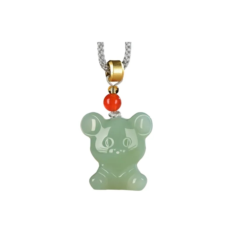 KUNYUYAO Hetian Jade Pendants White Jade/Pale Greenish White Jade Unisex-34