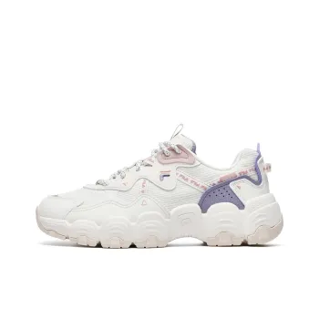 FILA Heritage-FHT Wear-Resistant High-Top Casual Shoes Women's White