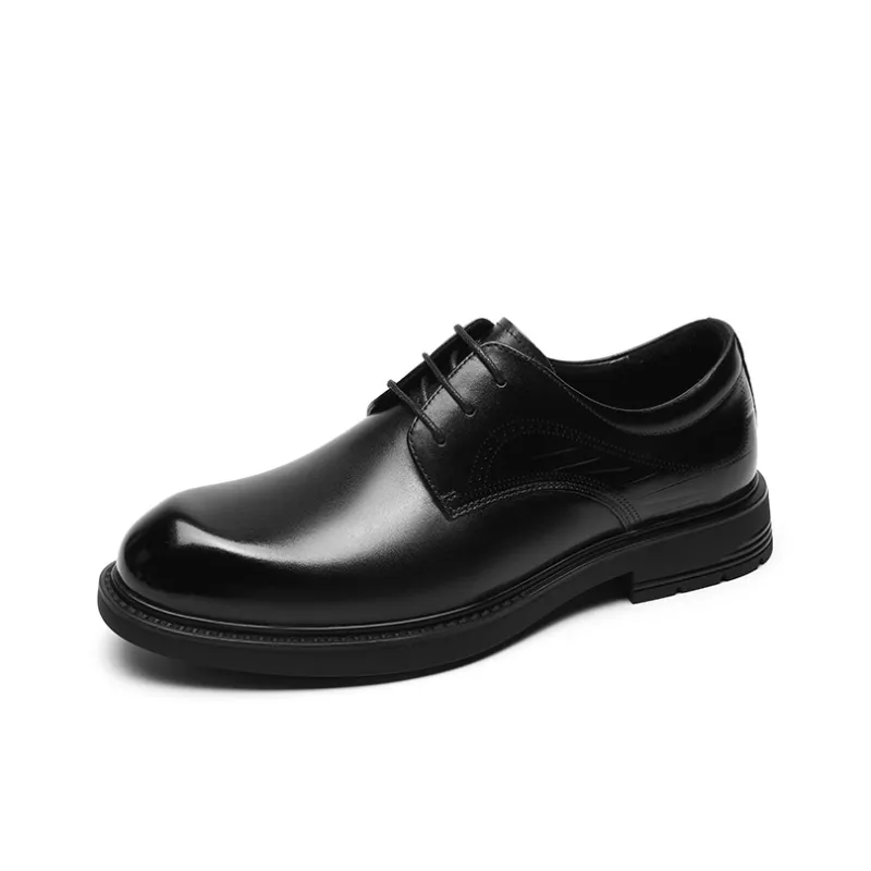 CROWN Men's Casual Shoes Men Low Top Black-1