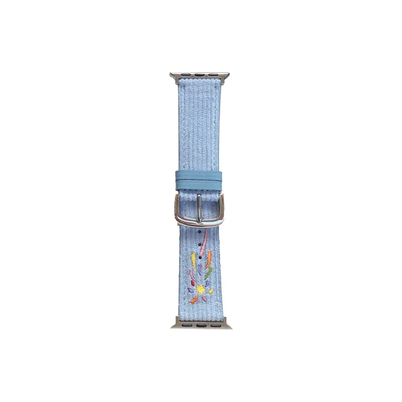 NCFCK Watch Band Apple Compatibility Corduroy Material-6