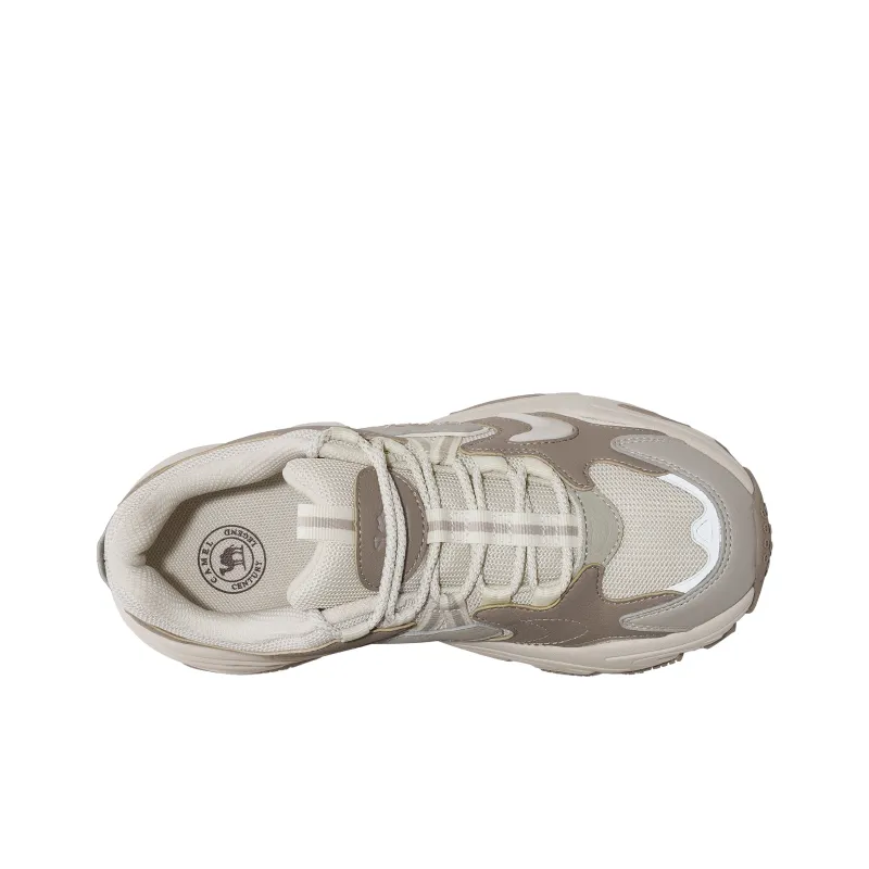 CAMEL Wear-Resistant Breathable Cushioning Low-Top Chunky Sneakers Women's-9