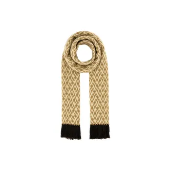 Valentino Toute La V Fringed Edge Scarf