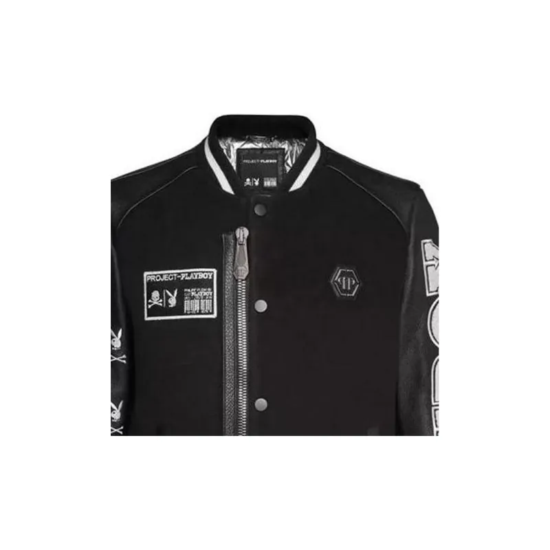 PHILIPP PLEIN FW23 Jackets Coats Men's Black-6