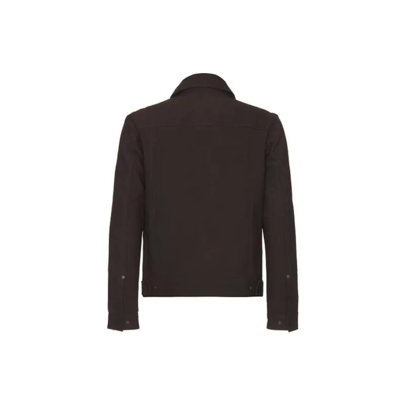 PAIGE Leather Jacket Men's Brown-1