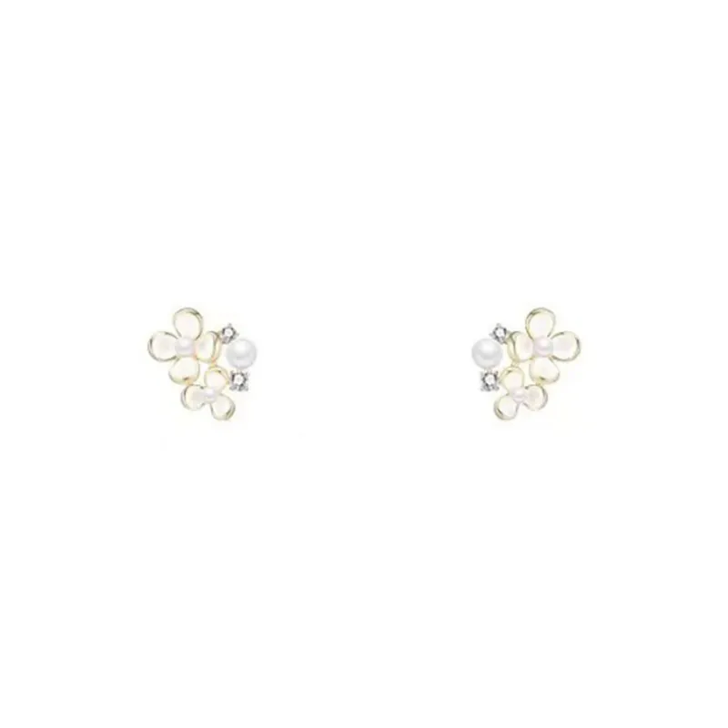 May10th S925 Silver Stud Stud Earrings Women's-0