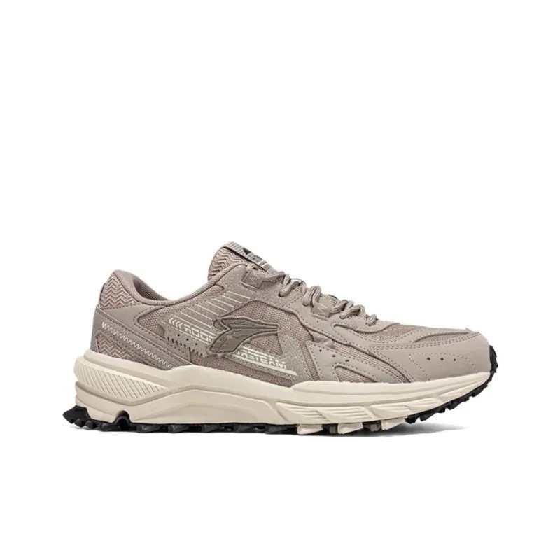 361° Anti Slip Wear Resistant Low Top Casual Shoes Men's Gray-1