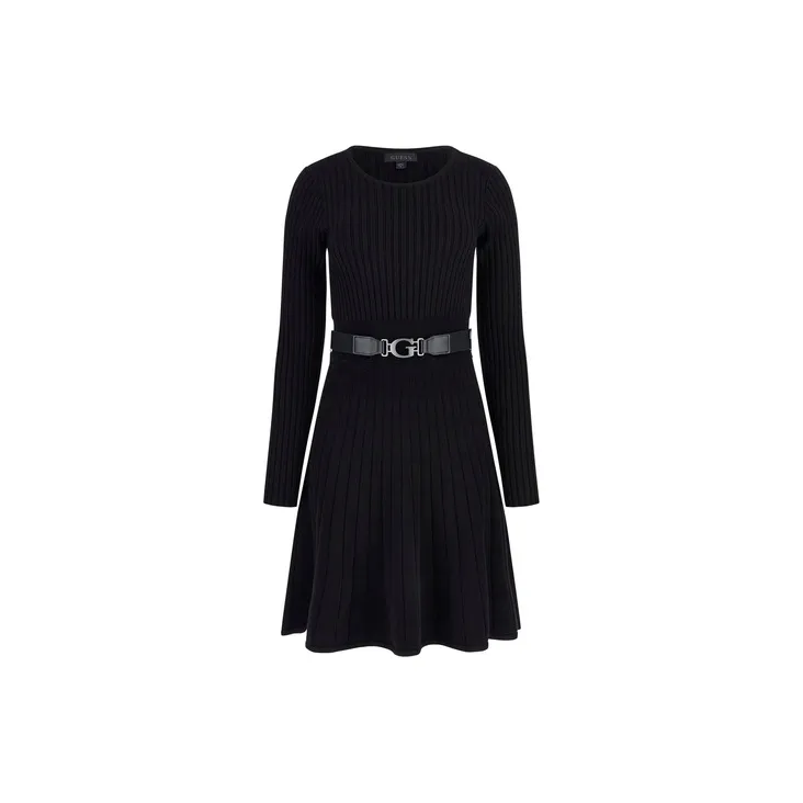 GUESS Long Sleeved Dresses Women's Black-1